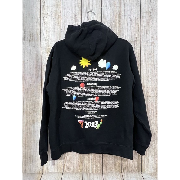 Coachella 2023 Hoodie Men Size M Puffy Print Frank Ocean Bad Bunny Merch - Picture 4 of 6